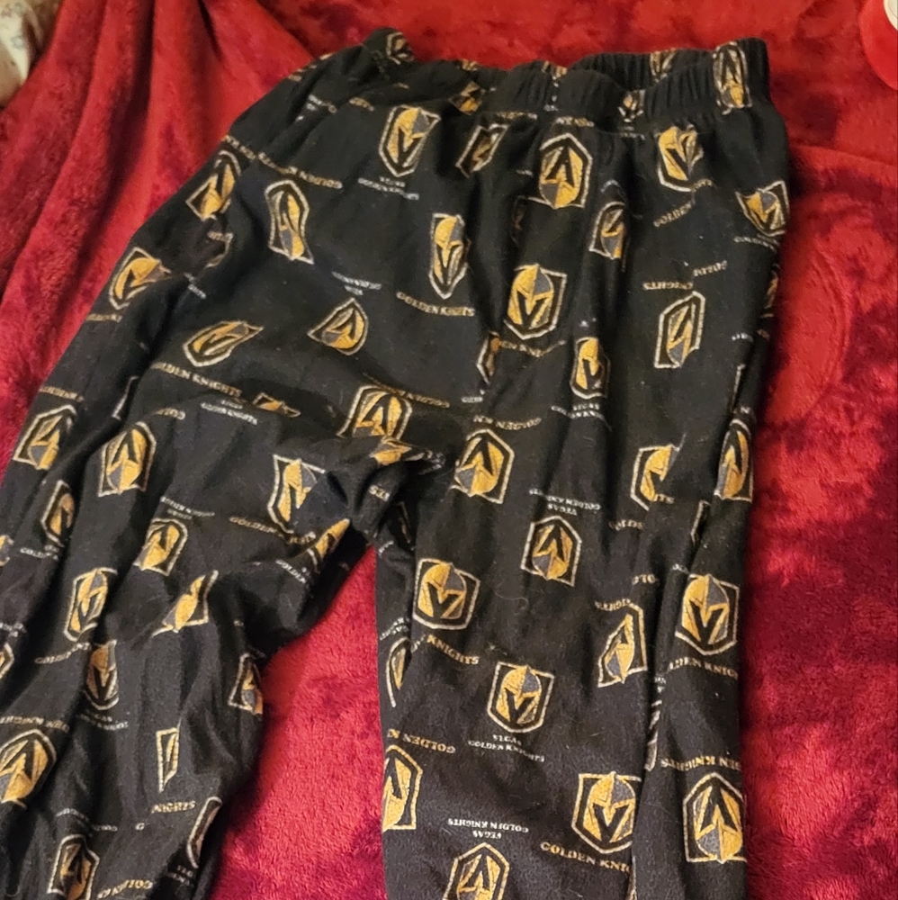 Golden Knights Black and Gold Pajama Pants